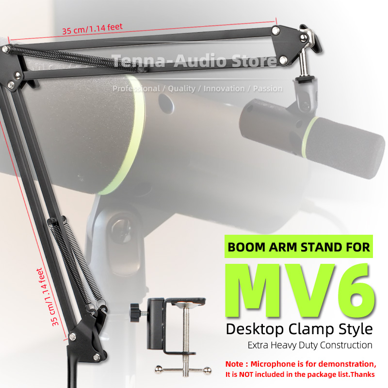 Microphone Arm Boom - Holder Mic Stand Part Compatible With