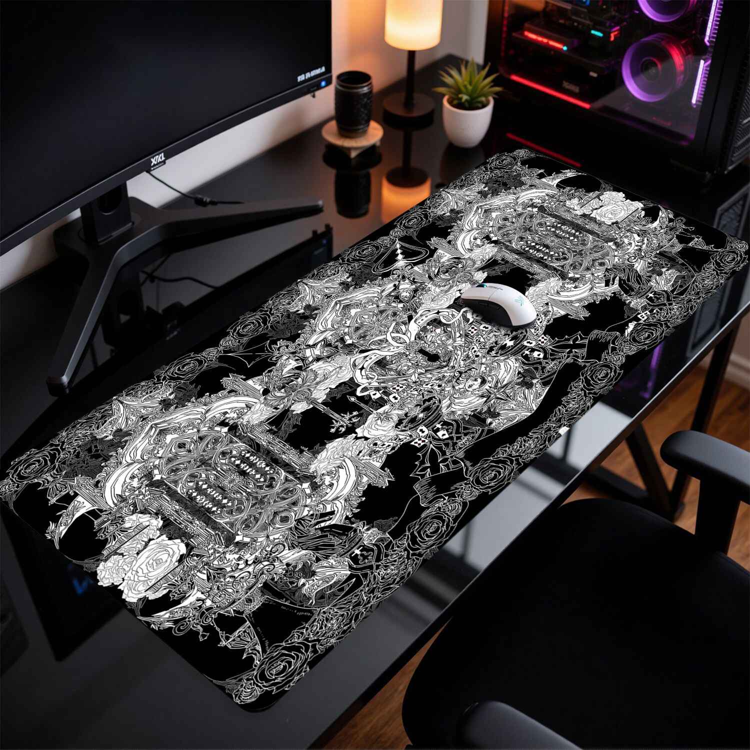 Divine Realm Gothic Building M - đánh giá và giá Esports Gaming Mousepad