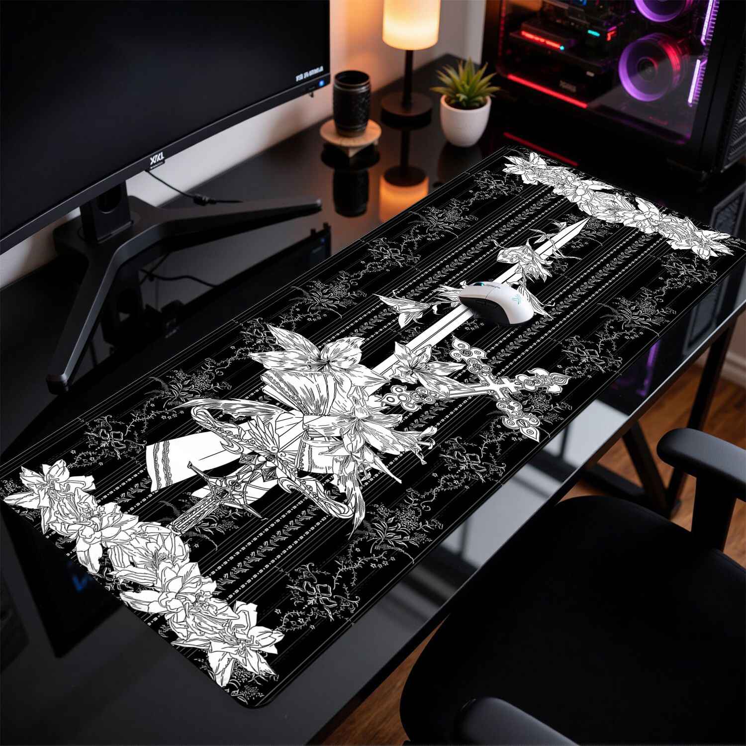 Divine Realm Gothic Building M - đánh giá và giá Esports Gaming Mousepad
