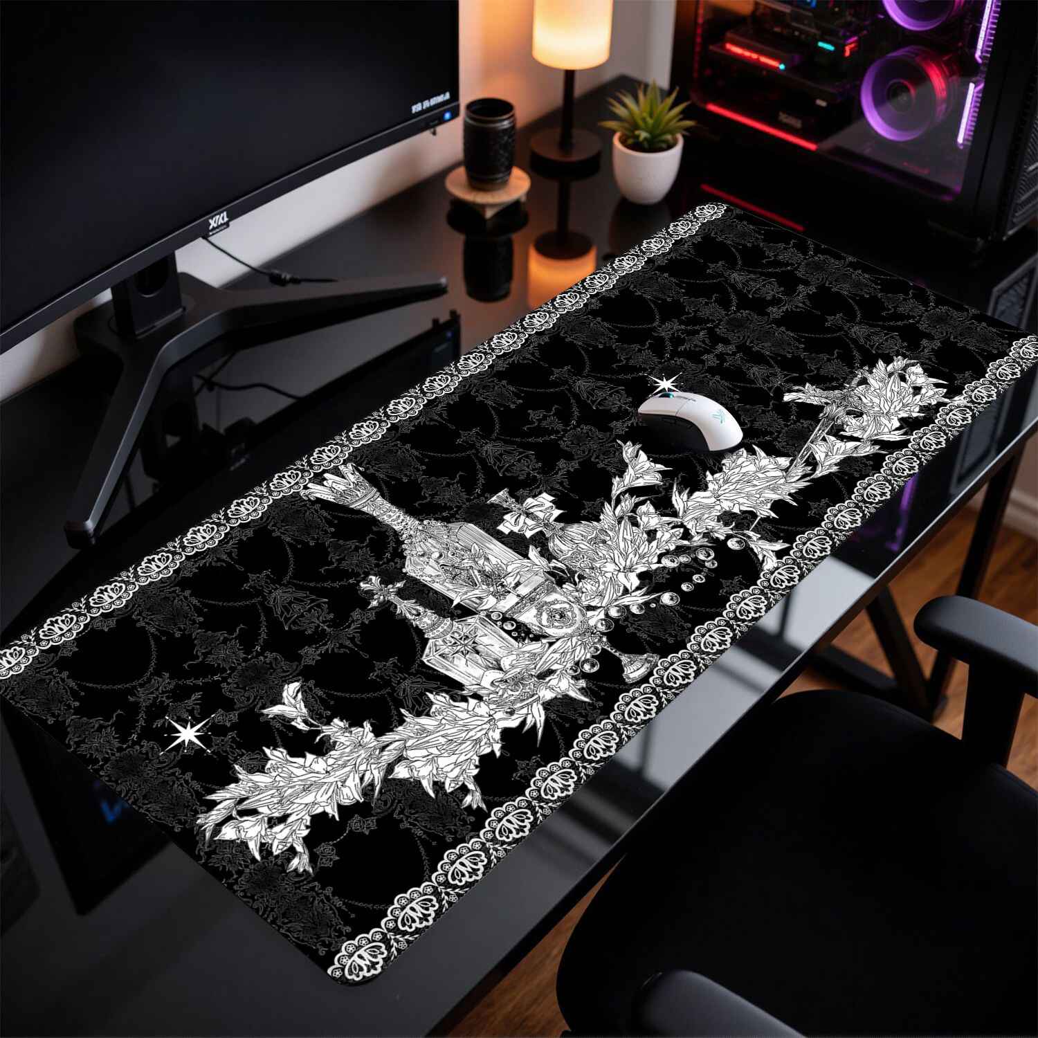 Divine Realm Gothic Building M - đánh giá và giá Esports Gaming Mousepad