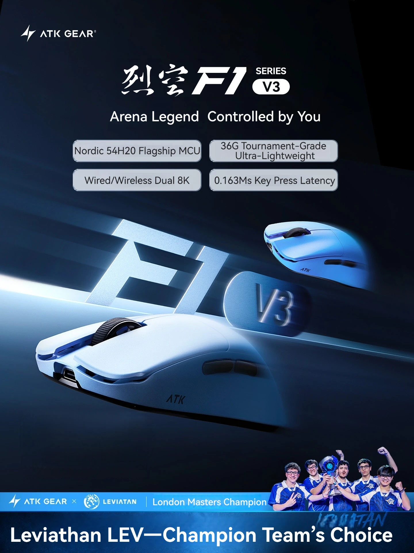 ATK F1 V3 Ultimate 8K Wireless - đánh giá và giá Ultimate Esports Gaming