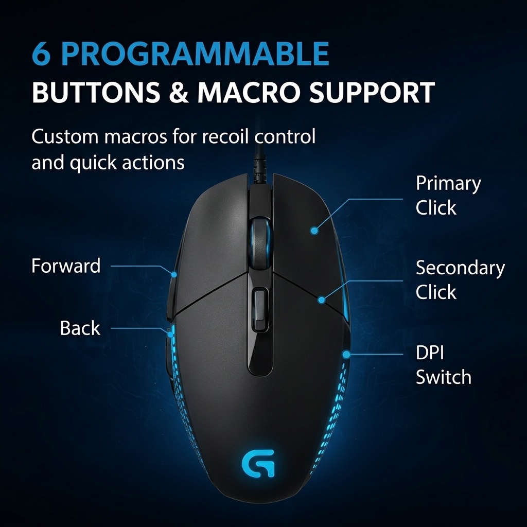 Original Logitech G302 Wired O - đánh giá và giá Zero Esports Gaming Gear