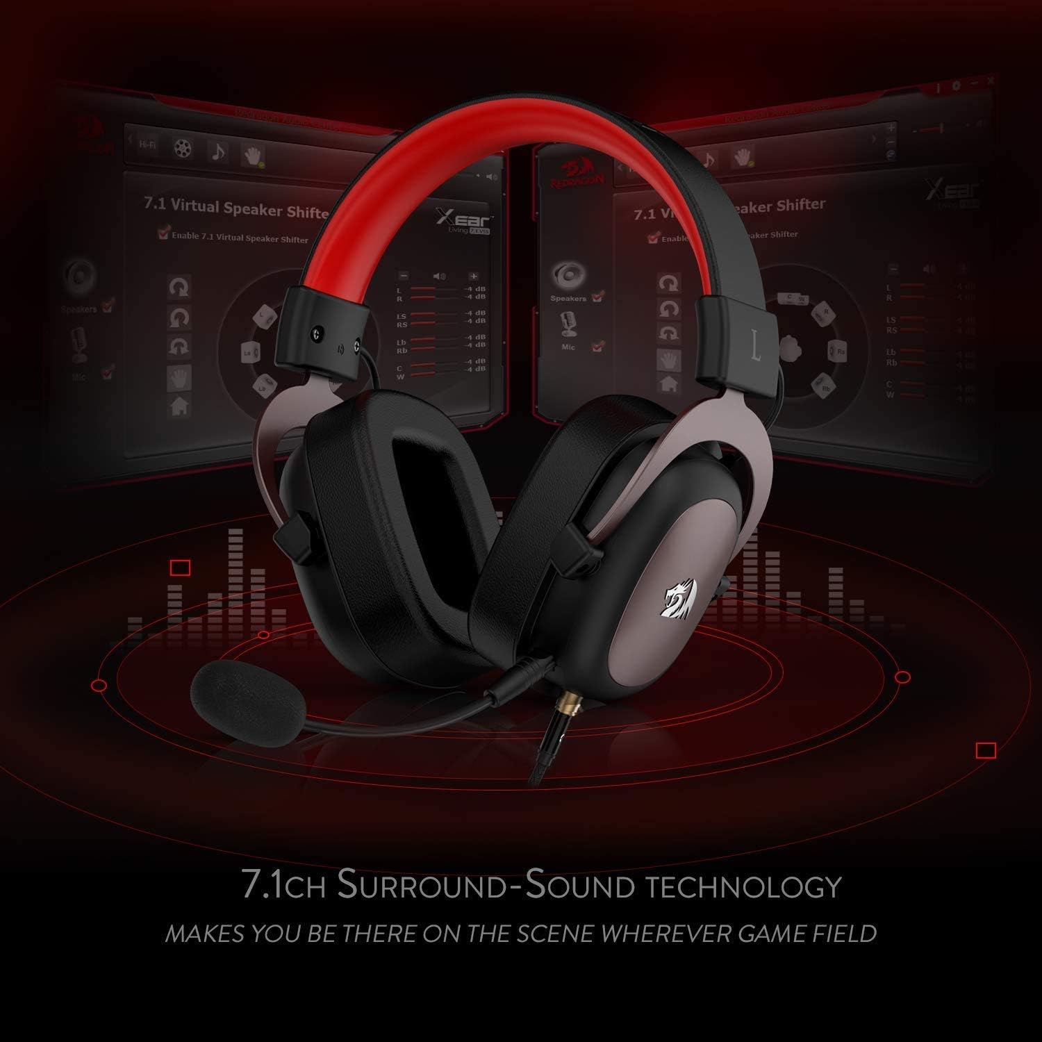 Redragon H510 Zeus Wired Gamin - đánh giá và giá Gaming Headset 7.1